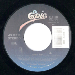 Michael Jackson Jam Vinyl 7" USED