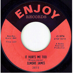 Elmore James It Hurts Me Too / Pickin' The Blues USED VINYL 7INCH SINGLE 45 RPM