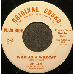 Jon Locke Wild As A Wildcat USED VINYL 7INCH 45 RPM PROMO