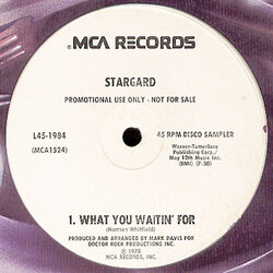 Stargard What You Waitin' For USED VINYL 12INCH 45 RPM PROMO SAMPLER
