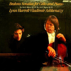 Lynn Harrell / Vladimir Ashkenazy / Johannes Brahms Brahms Sonatas For Cello And Piano Vinyl LP USED