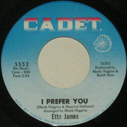 Etta James I Prefer You USED VINYL 45 RPM 7INCH
