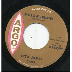 Etta James Mellow Fellow / Bobby Is His Name USED VINYL 7INCH 45 RPM SINGLE PROMO