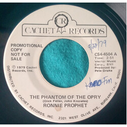 Ronnie Prophet The Phantom Of The Opry USED VINYL 7INCH 45 RPM SINGLE PROMO