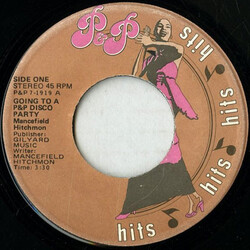 Mancefield Hitchmon Going To A P&P Disco Party Vinyl 7" USED