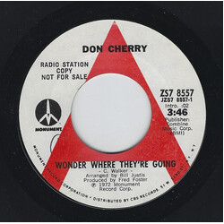 Don Cherry (2) Wonder Where They're Going USED VINYL 7INCH 45 RPM SINGLE PROMO