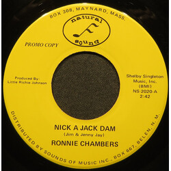 Ronnie Chambers Nick A Jack Dam USED VINYL 7INCH 45 RPM PROMO
