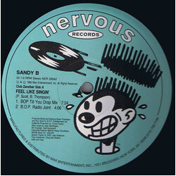 Sandy B Feel Like Singin' USED VINYL 12INCH 33 S RPM