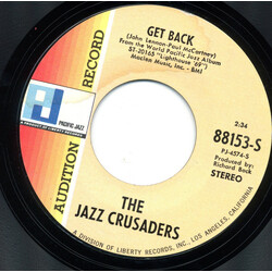 The Crusaders Get Back / Willie And Laura Mae Jones USED VINYL 7INCH 45 RPM PROMO STYRENE STEREO