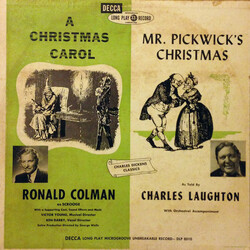 Ronald Colman / Charles Laughton Charles Dickens Classics: A Christmas Carol & Mr. Pickwick's Christmas Vinyl LP USED