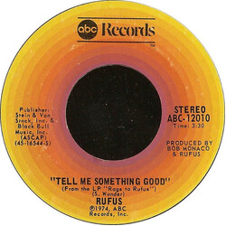Rufus Tell Me Something Good USED VINYL 7INCH 45 RPM SINGLE REPRESS