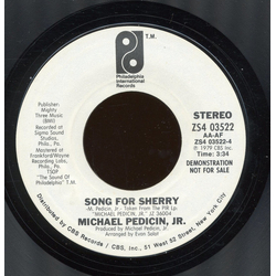 Michael Pedicin, Jr Song For Sherry Vinyl 7" USED