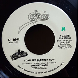 Johnny Nash I Can See Clearly Now / Stir It Up USED VINYL 7INCH 45 RPM SINGLE REISSUE