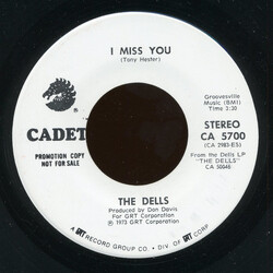 The Dells I Miss You USED VINYL 7INCH 45 RPM SINGLE PROMO STEREO MONO