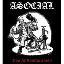 Asocial Död Åt Kapitalismen Vinyl LP USED