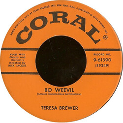 Teresa Brewer Bo Weevil USED VINYL 7INCH 45 RPM