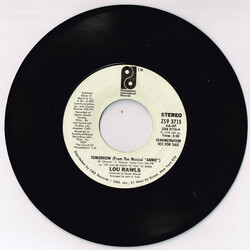 Lou Rawls What's The Matter With The World / Tomorrow USED VINYL 7INCH SINGLE PROMO