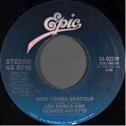 Lou Rawls / Desiree Goyette Here Comes Garfield USED VINYL 7INCH 45 RPM