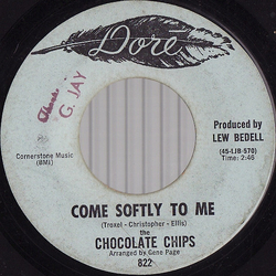 Chocolate Chips Come Softly To Me / Dancin' In The Sand Vinyl 7" USED
