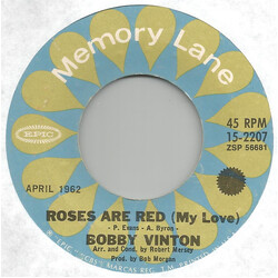 Bobby Vinton Roses Are Red (My Love) / Rain Rain Go Away VINYL 7" USED