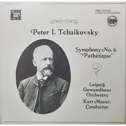 Pyotr Ilyich Tchaikovsky / Gewandhausorchester Leipzig / Kurt Masur Symphony No. 6 "Pathétique" Vinyl LP USED