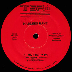Madleen Kane On Fire / Just For One Night USED VINYL 12INCH 33 S RPM STEREO