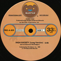 Norma Jean Wright High Society VINYL 12" USED