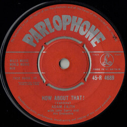 Adam Faith / John Barry & His Orchestra How About That ! USED VINYL 7INCH 45 RPM SINGLE