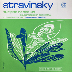 Igor Stravinsky / Orchestre National De France / Pierre Boulez The Rite Of Spring / Four Etude For Orchestra Vinyl LP USED