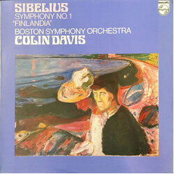 Jean Sibelius / Boston Symphony Orchestra / Sir Colin Davis Symphony No. 1, "Finlandia" Vinyl LP USED