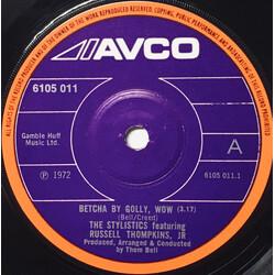 The Stylistics / Russell Thompkins, Jr. Betcha By Golly, Wow USED VINYL 7INCH SINGLE