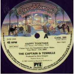Captain And Tennille Happy Together USED VINYL 12INCH 45 RPM