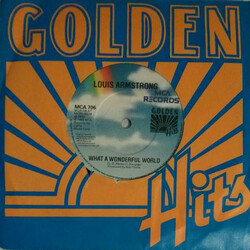 Louis Armstrong What A Wonderful World / Hello Dolly USED VINYL 7INCH 45 RPM SINGLE REPRESS
