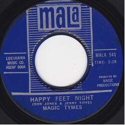 Magic Tymes Happy Feet Night / When You're Sitting All Alone Vinyl 7" USED