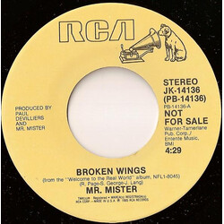 Mr. Mister Broken Wings USED VINYL 7INCH SINGLE PROMO