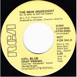 The Main Ingredient Girl Blue USED VINYL 7INCH 45 RPM PROMO MONO