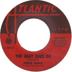 Herbie Mann The Beat Goes On / Free For All USED VINYL 7INCH 45 RPM