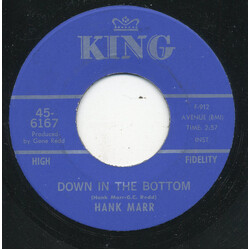 Hank Marr Down In The Bottom / Soup Spoon USED VINYL 7INCH 45 RPM SINGLE