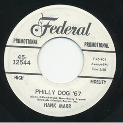 Hank Marr Philly Dog '67 USED VINYL 7INCH 45 RPM SINGLE PROMO