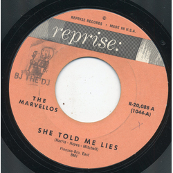 The Marvellos She Told Me Lies / Salty Sam Vinyl 7" USED