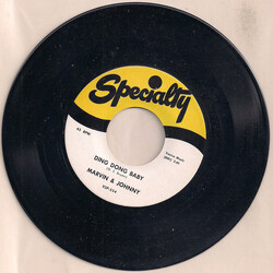 Marvin & Johnny / Marvin Phillips And His Band Ding Dong Baby / Mamo Mamo USED VINYL 7INCH 45 RPM SINGLE REISSUE