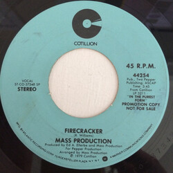 Mass Production Firecracker USED VINYL 7INCH PROMO 45 RPM