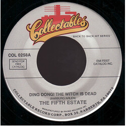 The Fifth Estate / The Rock-A-Teens Ding Dong! The Witch Is Dead / Woo-Hoo USED VINYL 7INCH 45 RPM