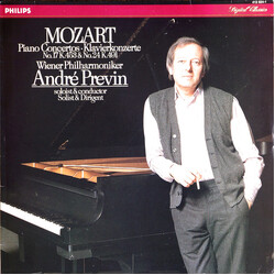 Wolfgang Amadeus Mozart / Wiener Philharmoniker / André Previn Piano Concertos K.453 & K.491 Vinyl LP USED