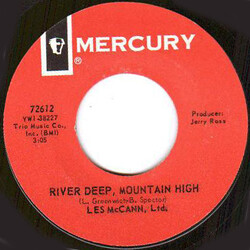 Les McCann Ltd. Sunny / River Deep, Mountain High USED VINYL 7INCH 45 RPM SINGLE