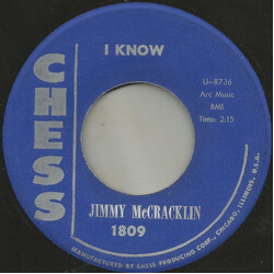 Jimmy McCracklin I Know / Later On USED VINYL 7INCH 45 RPM