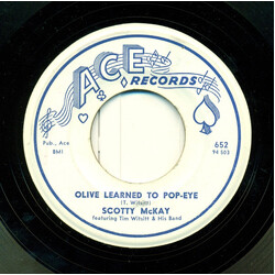 Scotty McKay Olive Learned To Pop-Eye / Shame USED VINYL 7INCH 45 RPM SINGLE