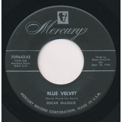 Oscar McLollie The Penalty / Blue Velvet USED VINYL 7INCH 45 RPM