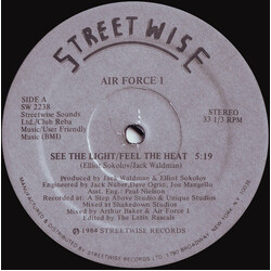 Air Force 1 See The Light / Feel The Heat VINYL 12" USED