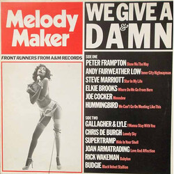 Various Melody Maker Front Runners From A&M Records We Give A Damn Vinyl LP USED